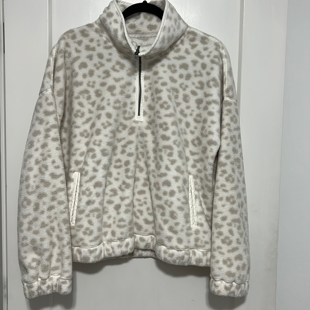 Abercrombie Polar Fleece Half-Zip Sweatshirt